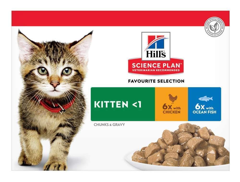 Hills Science Plan Kitten Original Multipack 12 Pack 85g