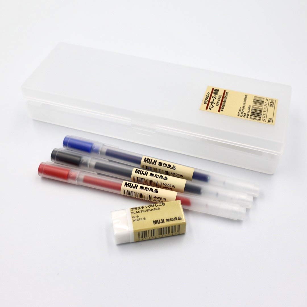 MUJI Large Size 184 X 64 X 25mm Pen Case