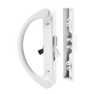 prime-line c 1253 sliding door handle, single pack, white