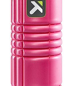 TRIGGERPOINT PERFORMANCE THERAPY GRID Foam Roller for Exercise, Deep Tissue Massage and Muscle Recovery, Original (13-Inch), Pink