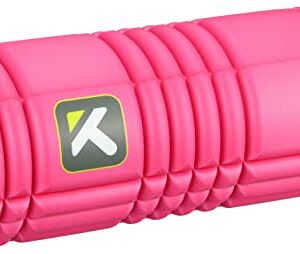 TRIGGERPOINT PERFORMANCE THERAPY GRID Foam Roller for Exercise, Deep Tissue Massage and Muscle Recovery, Original (13-Inch), Pink