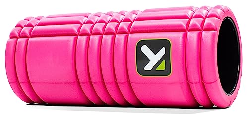 TRIGGERPOINT PERFORMANCE THERAPY GRID Foam Roller for Exercise, Deep Tissue Massage and Muscle Recovery, Original (13-Inch), Pink