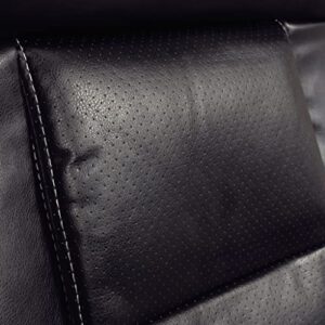 Sauder Gruga Leather Managers Chair, Black finish