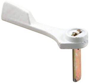 prime-line e 2162 3/4 in. steel zinc-plated tailpiece with white-painted diecast latch (single pack)