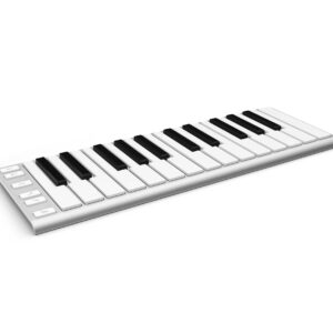 Xkey 25 USB MIDI Keyboard - Apple-Style Ultra-Thin Aluminum Frame, 25 Full-Size Velocity-Sensitive Keys, Polyphonic Aftertouch, Ultra-Low Latency, Simply Plug & Play on iPad, iPhone, Mac, PC