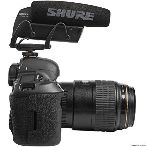 Shure VP83 LensHopper Camera-Mounted Condenser Shotgun Microphone for use with DSLR Cameras and HD Camcorders - Capture Detailed, High Definition Audio with Full Low-end Response