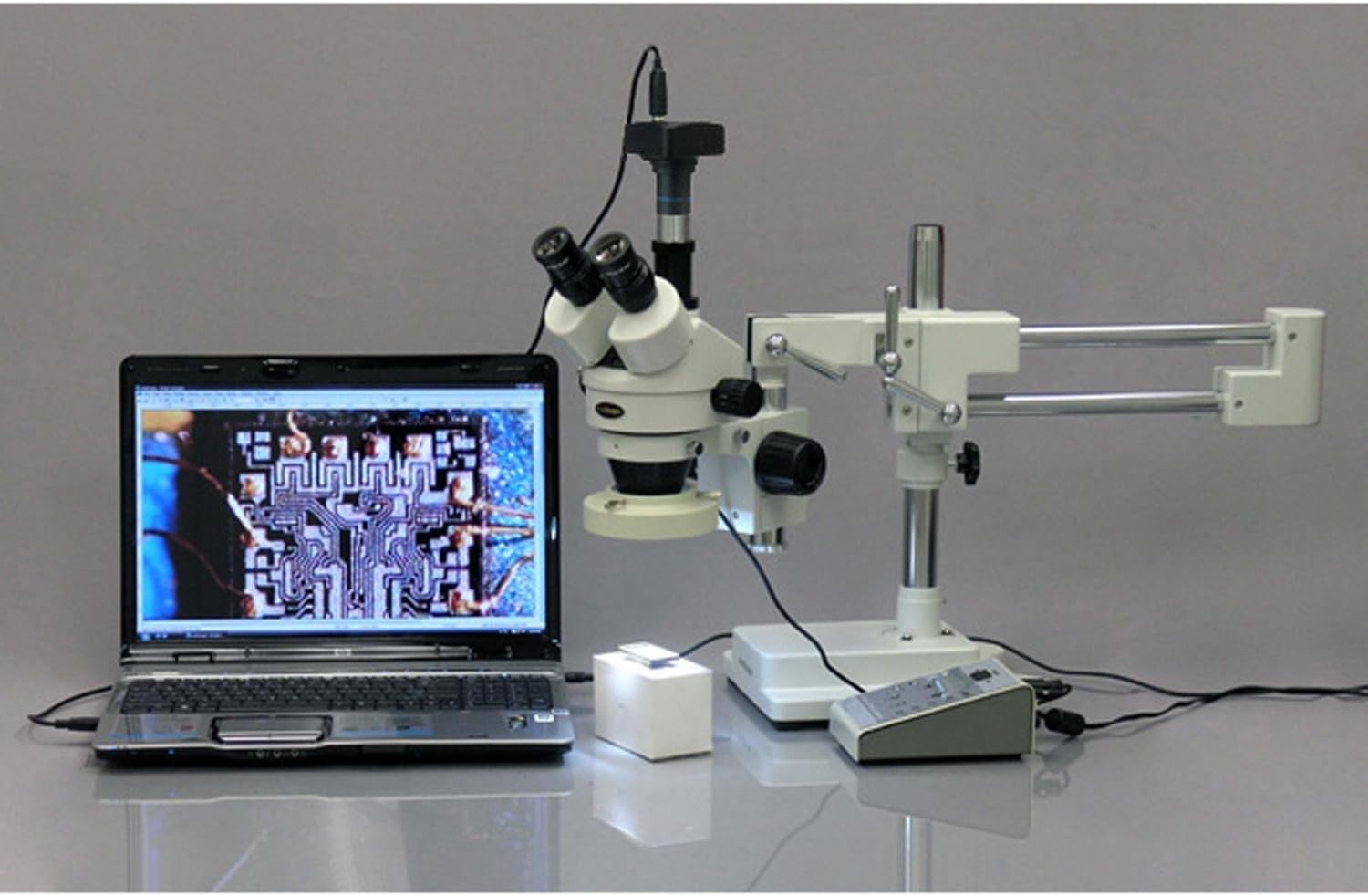 AmScope MU503 5MP USB3.0 Real-Time Live Video Microscope Digital Camera