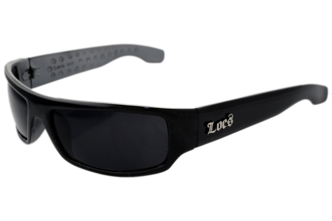 LOCS Hardcore Gangster Shades Sunglasses 9003BLKSILVER