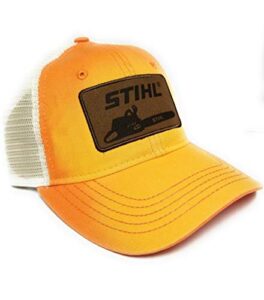 stihl men's hat osfa orange & white