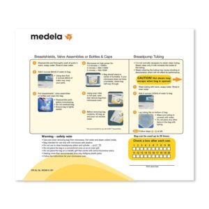 3 Boxes of Medela Quick Clean Micro-Steam Bags. 5 Bags per Box