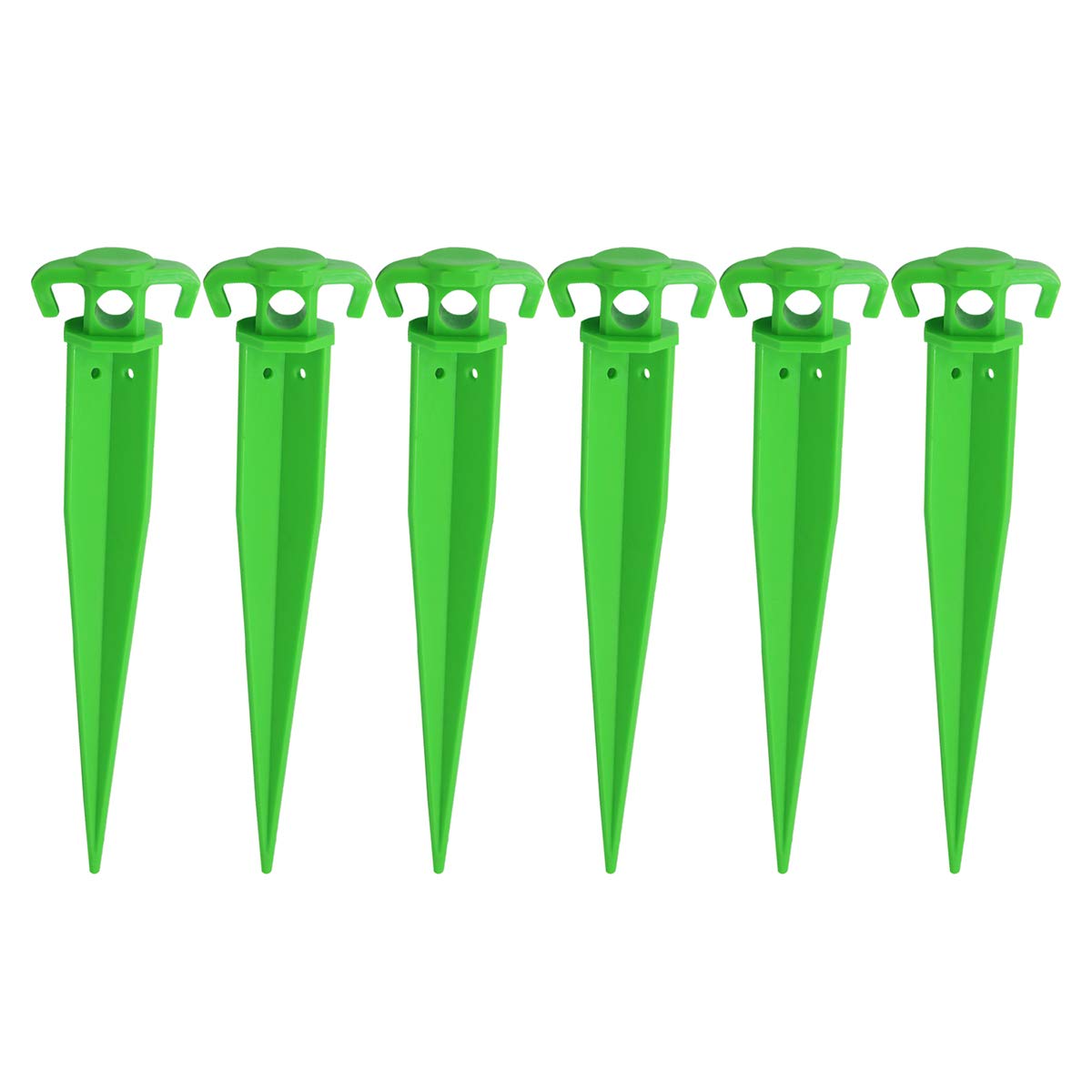 Grip 11" Super Tent Stake (6 Pack) - Essential for Camping, Hiking, Gardening, Landscaping - Tents, Tarps, Canopies, Trees, Bushes