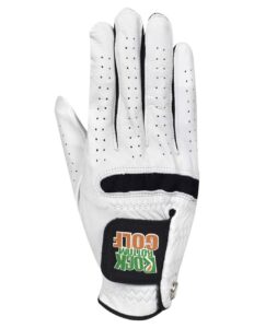 rock bottom golf mrh cabretta leather glove white/black extra large