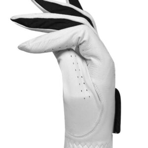 Rock Bottom Golf MRH Cabretta Leather Glove White/Black Extra Large