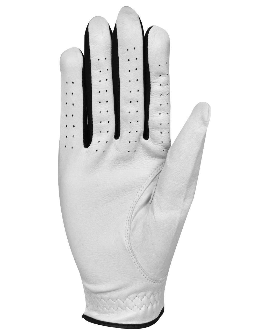 Rock Bottom Golf MRH Cabretta Leather Glove White/Black Extra Large