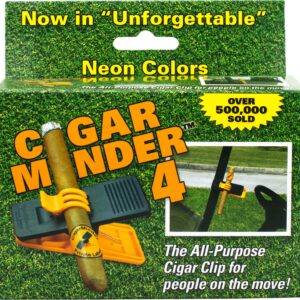 Cigar Minder Clip - All Purpose Cigar Holder (Orange)