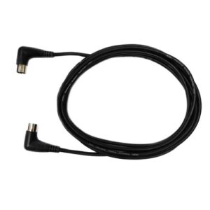 Audio2000's 10ft. Right Angle 5pin Din Midi Cable with Double Shielded - Adc2052