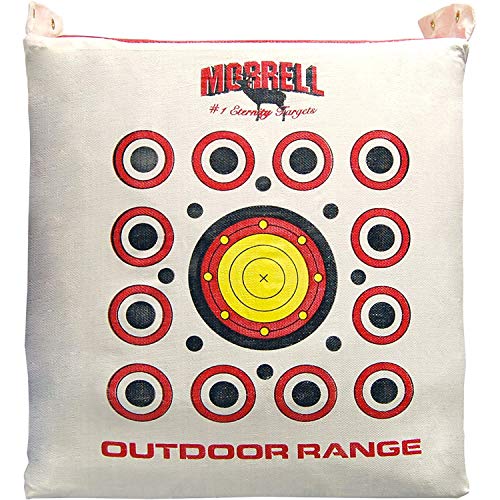 Morrell Weatherproof Range Archery Bag Target Replacement Field Point Cover with 2 Shooting Sides and Over 50 Shooting Spots, White