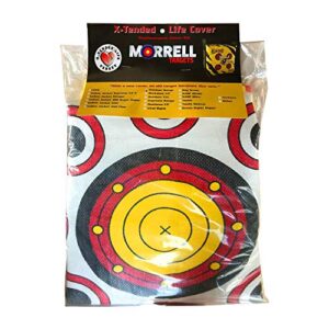 Morrell Weatherproof Range Archery Bag Target Replacement Field Point Cover with 2 Shooting Sides and Over 50 Shooting Spots, White