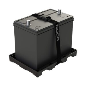 noco bt24s group 24 heavy-duty battery tray for marine, rv, camper and trailer batteries