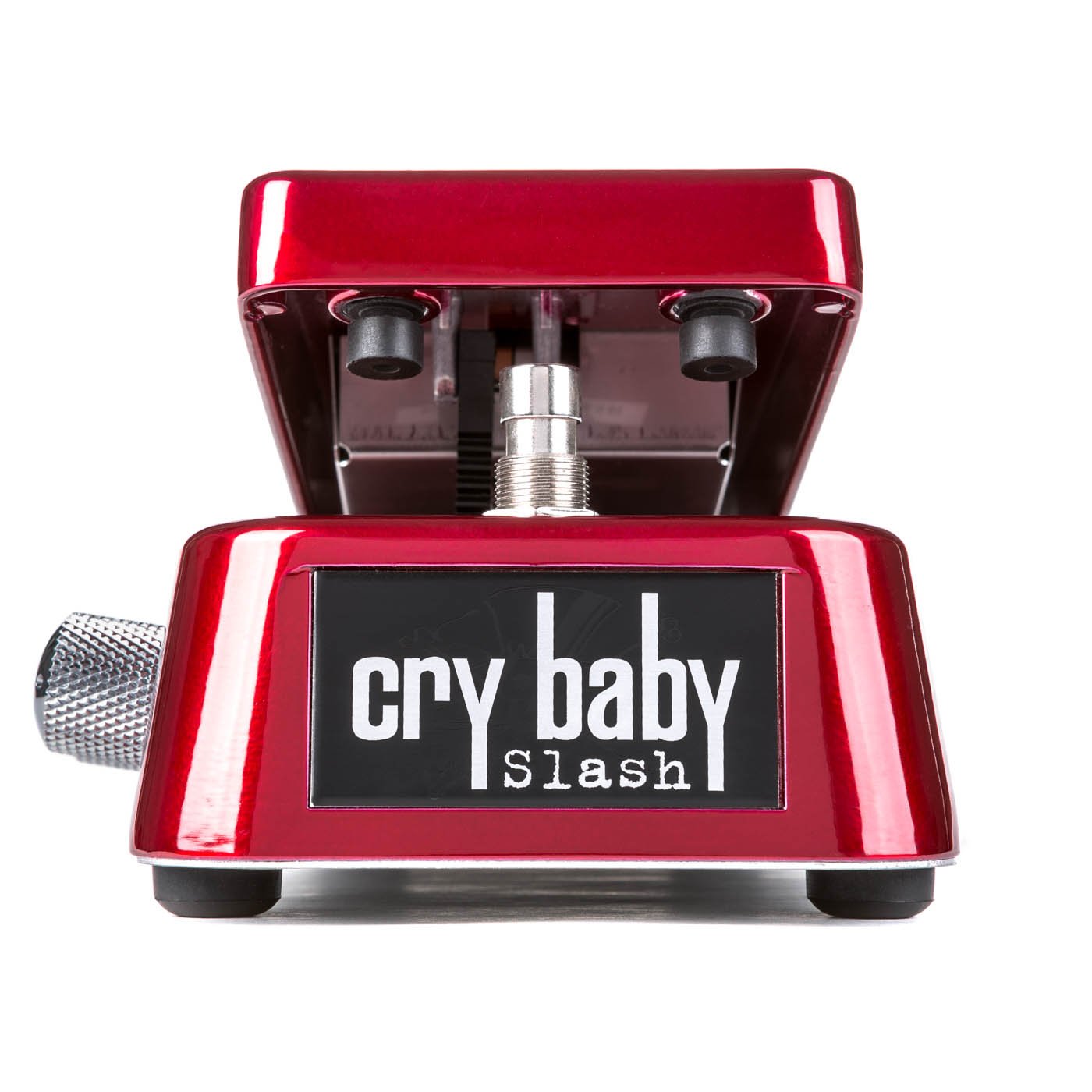 DUNLOP SW95 Cry Baby Slash Signature Wah Wah Guitar Effects Pedal Bundle With DUNLOP Sample Pick Pack, Dunlop DEN1046 Electric Nickel Medium Guitar Strings 10-46 and 2 Patch Cables (6")