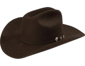 stetson men's 4x corral wool felt cowboy hat chocolate 7 1/8