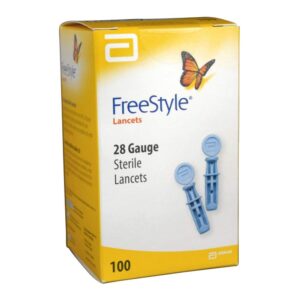 freestyle lancets 100 each (pack of 3)