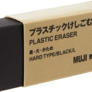 JAPAN MUJI Eraser Black Collection Large Size