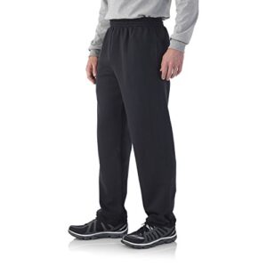 Fruit of the Loom Best Collection&#8482 Men's Fleece Elastic Bottom Pant Large Charcoal Heather