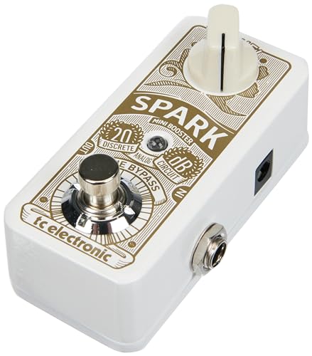 TC Electronic SPARK MINI BOOSTER Ultra-Compact Booster Pedal with PrimeTime Switching and Fully Analog Design