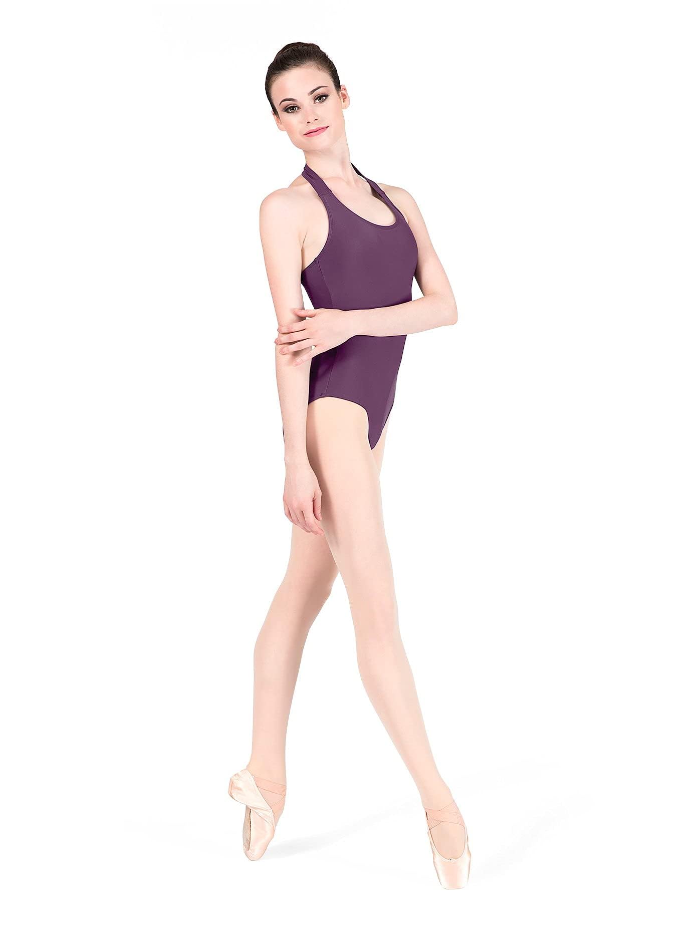 Theatricals Womens Halter Dance Leotard Red L D5108