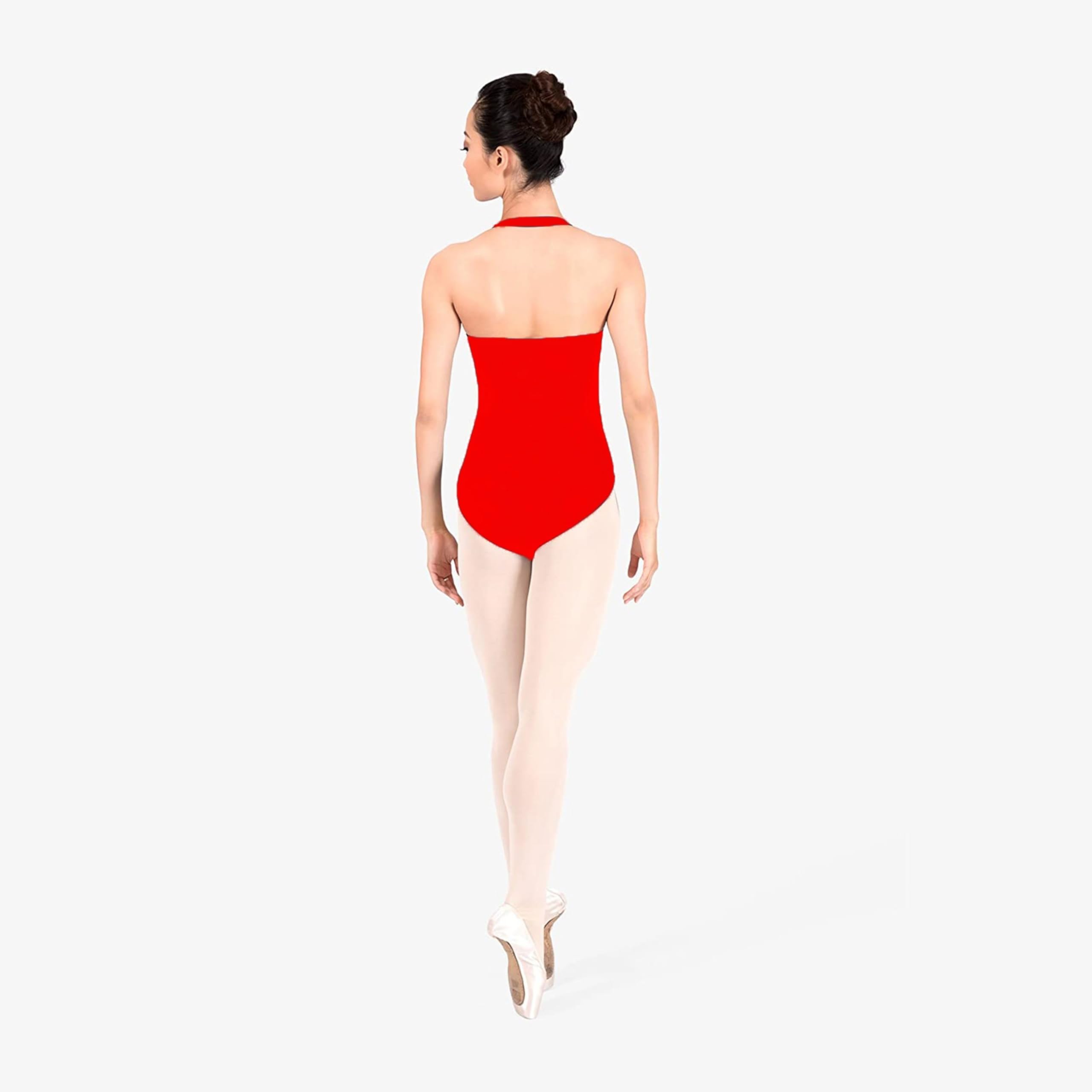 Theatricals Womens Halter Dance Leotard Red L D5108