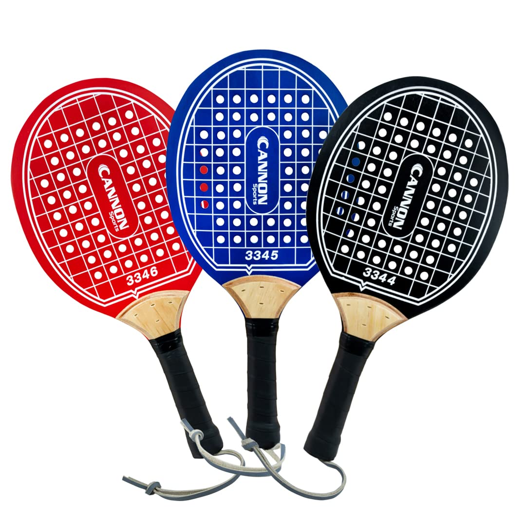 Cannon Sports Pro Paddleball Paddle for Racquet & POP Tennis Sports (Black)