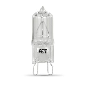 Feit Electric BPQ35/G9/CAN 35-Watt Warm White G9 Base Dimmable Halogen Light Bulb