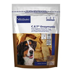 Virbac C.E.T. Enzymatic Oral Hygiene Chews, Large for Dogs over 50 pounds