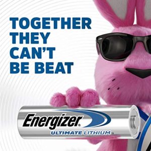 Energizer AA Lithium Batteries, World's Longest Lasting Double A Battery, Ultimate Lithium (8 Battery Count)