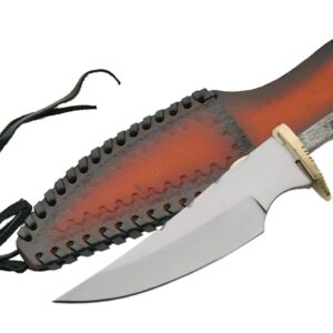 Szco Supplies Hunting Knife with Sheath and 6.25-Inch Blade