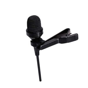 J K Pro Lavalier Lapel Microphone MIC-J 017 Unidirectional Condenser Microphone Compatible with Shure Wireless Transmitter Mini XLR Ta4f Plug