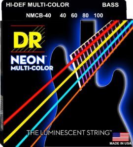 dr strings hi-def neon bass guitar strings (nmcb-40)