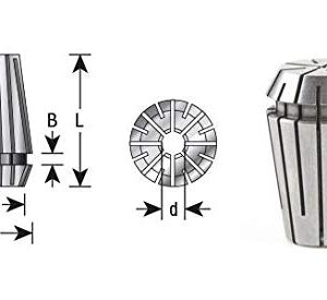 Amana Tool - 1/2 Dia Spring Collets ER20 (CO-278), Industrial Grade