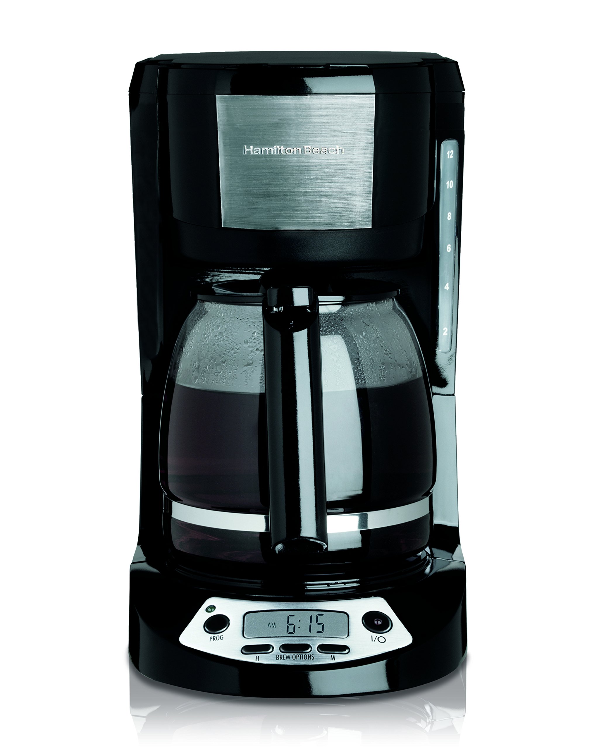 Hamilton Beach 49615C 12 Cup Programmable Coffee Maker Black