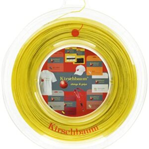 Kirschbaum Reel Competition Tennis String, 1.30mm/16-Gauge, Yellow