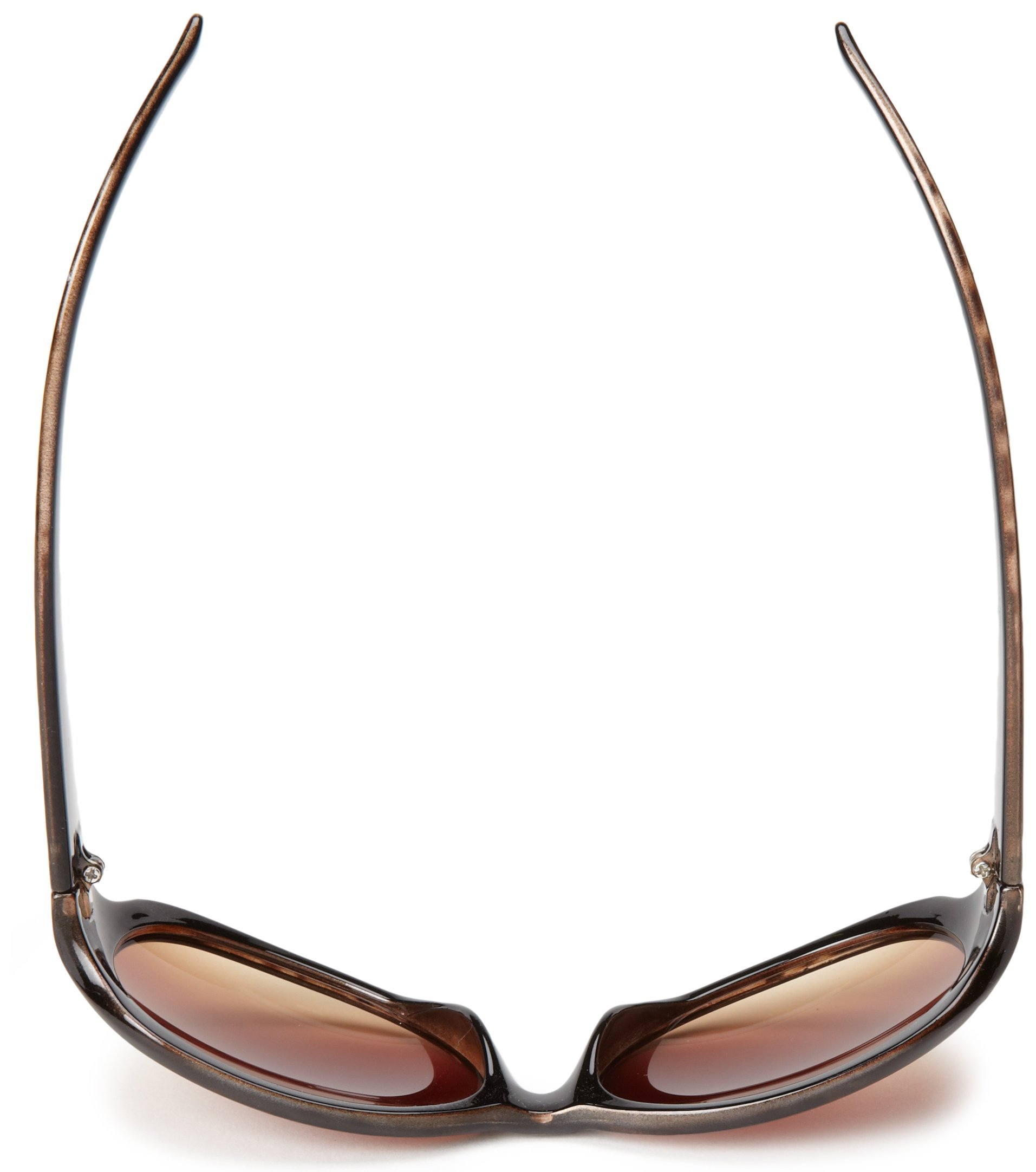 Nine West Women's Lucky Sunglasses Oval, Tortoise, 55 mm