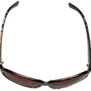 Nine West Women's Lucky Sunglasses Oval, Tortoise, 55 mm