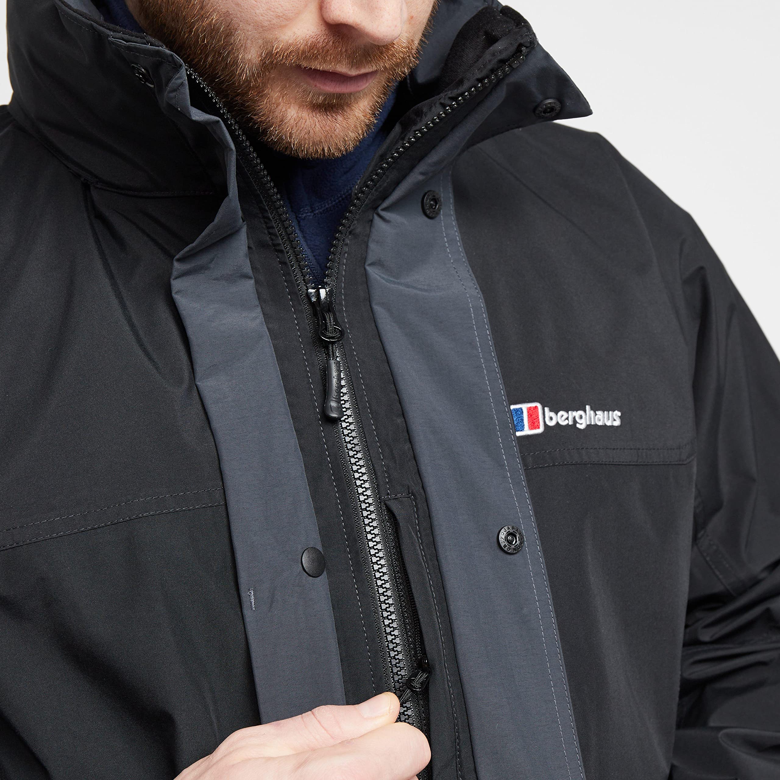 Berghaus Men's Standard Cornice Iii Interactive Jacket, Black, Large