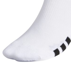 adidas Rivalry Soccer Socks (2-Pair), White/Black, Medium