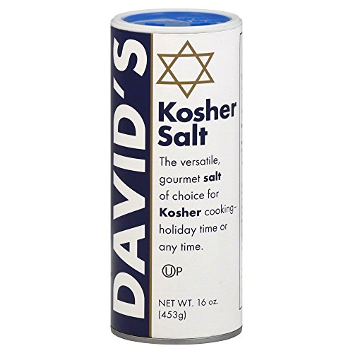 David's Kosher Salt Canister 16.0 OZ (Pack of 2)