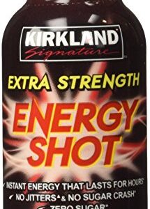 Kirkland Signature Extra Strength Energy Shot Berry, Pomeganate and Grape, 2 oz, 48 Count