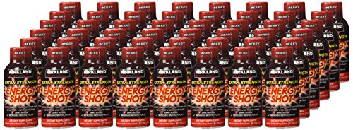 Kirkland Signature Extra Strength Energy Shot Berry, Pomeganate and Grape, 2 oz, 48 Count