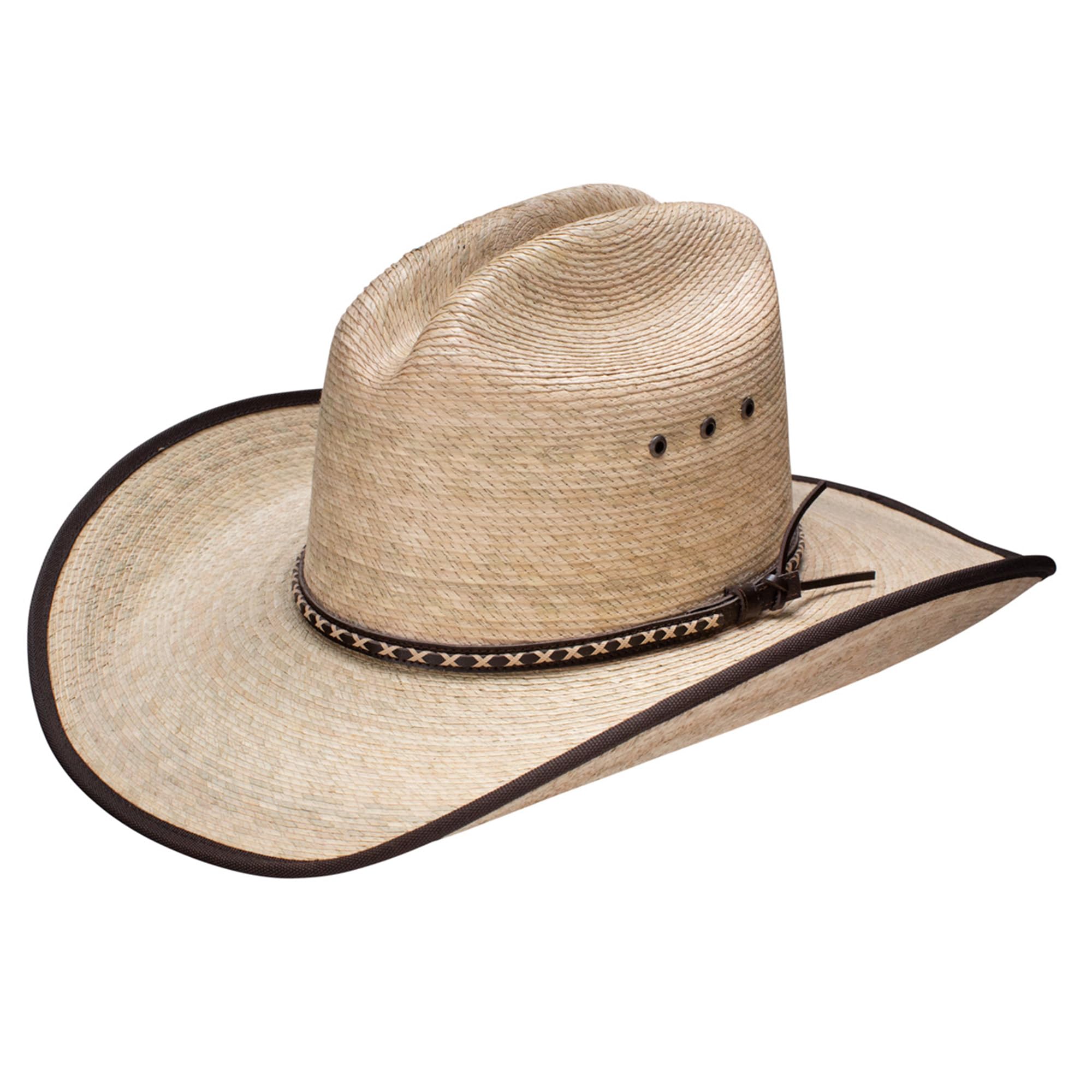 RESISTOL JA Hicktown - Mexican Palm Straw Cowboy Hat (Large) Verde