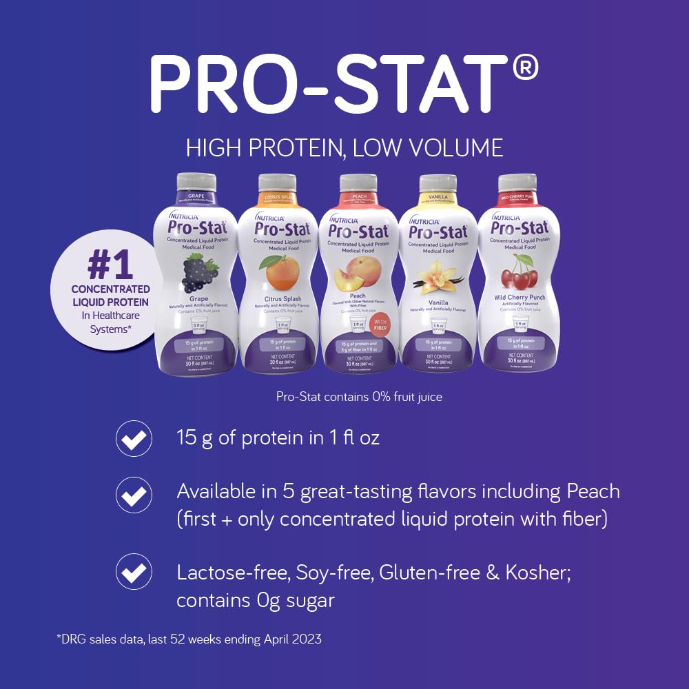 Pro-Stat Concentrated Liquid Protein Medical Food - Grape Flavor, 30 Fl Oz Bottle